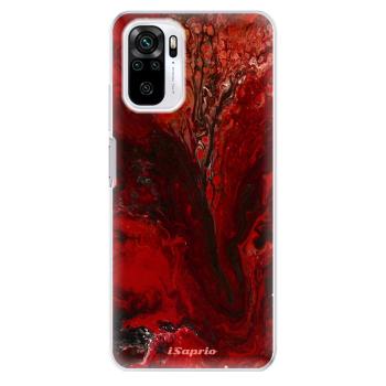 Odolné silikonové pouzdro iSaprio - RedMarble 17 - Xiaomi Redmi Note 10 / Note 10S