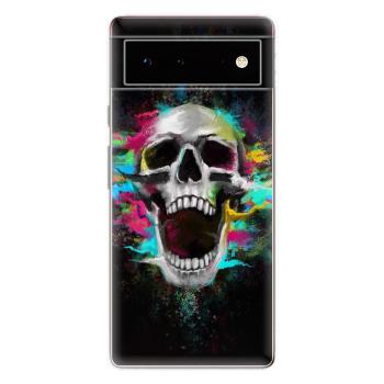 Odolné silikonové pouzdro iSaprio - Skull in Colors - Google Pixel 6 5G