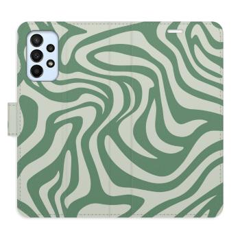 Flipové pouzdro iSaprio - Zebra Green 02 - Samsung Galaxy A23 / A23 5G