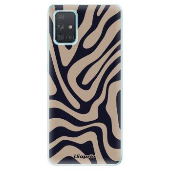 Odolné silikonové pouzdro iSaprio - Zebra Black - Samsung Galaxy A71