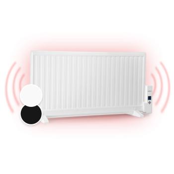 OneConcept Wallander, olejový radiátor, 1000 W, termostat, olejové vyhřívání, plochý design, bílý