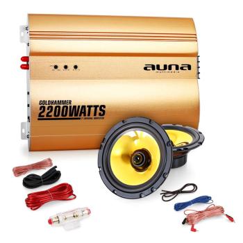 Auna 2.0 auto hifi set"Golden Race V1" - 5"repro a 2200W