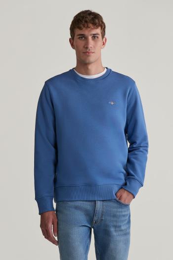 MIKINA GANT REG SHIELD C-NECK SWEAT VINTAGE BLUE