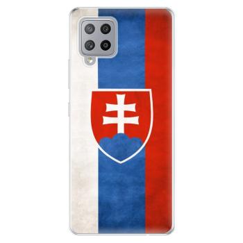 Odolné silikonové pouzdro iSaprio - Slovakia Flag - Samsung Galaxy A42