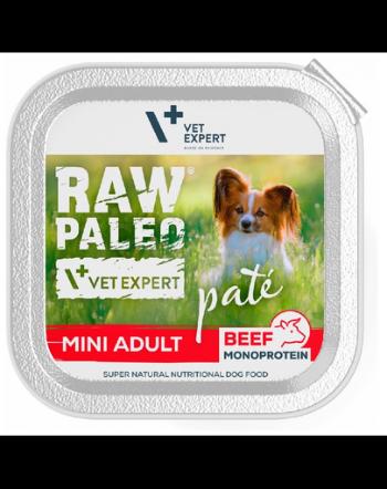 VETEXPERT Hrana umeda Raw Paleo Pate Adult Mini 150g cu vita