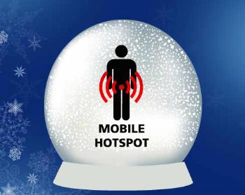 Sněhové těžítko Mobile Hotspot