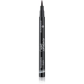 Essence Eyeliner Pen dlouhotrvající oční linky ve fixu odstín 01 1 ml