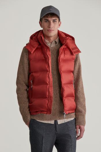 VESTA GANT ACTIVE CLOUD VEST IRON RED