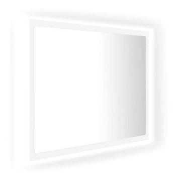 Shumee LED koupelnové zrcadlo bílé 60 × 8,5 × 37 cm akrylové (804916)