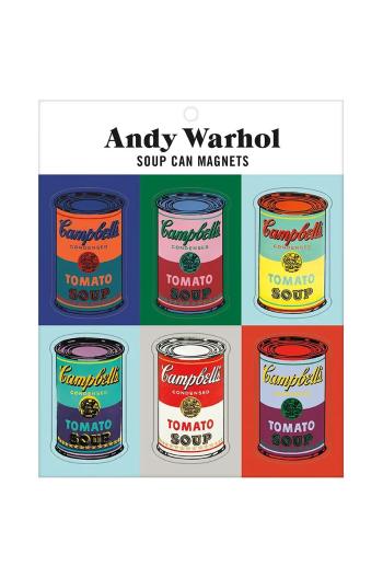 Sada magnetů Galison Andy Warhol Soup Can 6-pack