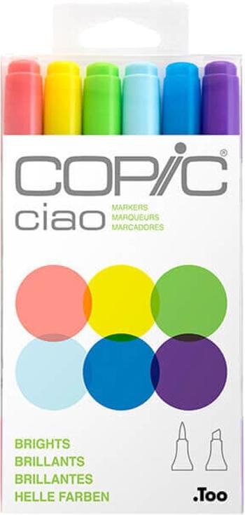 Copic Ciao Fixy Brights 6 ks