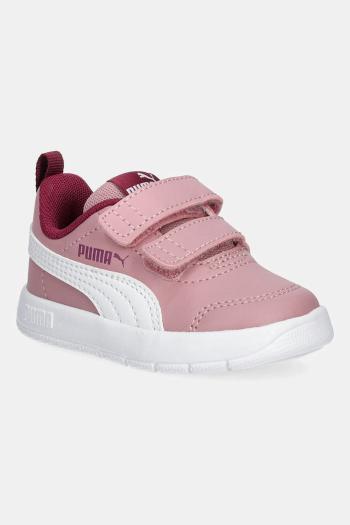 Detské tenisky Puma Courtflex V3 V oranžová farba, 310252