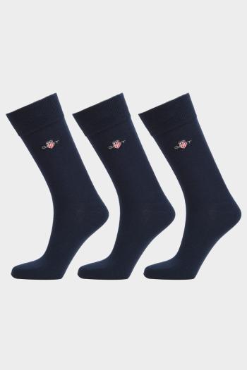 PONOŽKY GANT SHIELD SOCKS 3-PACK EVENING BLUE