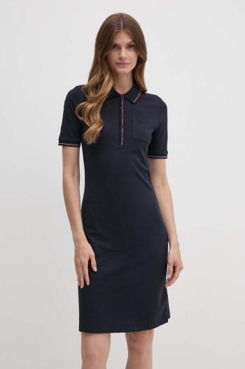 Šaty Tommy Hilfiger tmavomodrá barva, mini, WW0WW42114