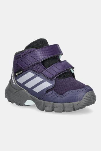 Detské zimné topánky adidas TERREX TERREX SKYCHASER MID GTX fialová farba, JR4058
