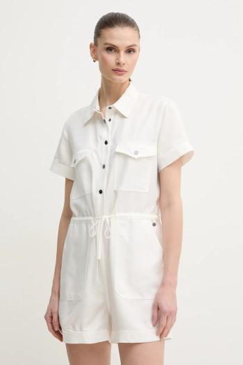 Overal Pepe Jeans EDMEE béžová farba, s golierom, PL230511