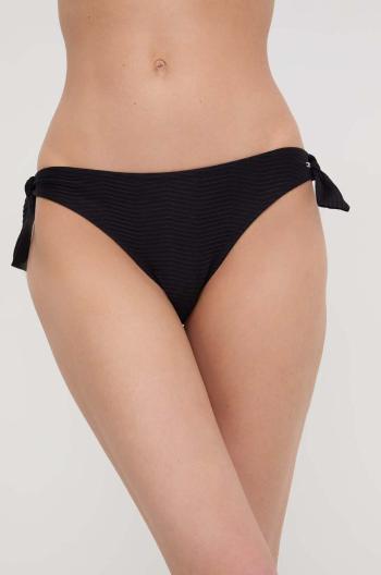 Plavkové kalhotky Pepe Jeans WAVE KNOT BIKINI černá barva, PLB10499