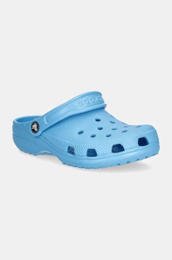 Dětské pantofle Crocs CLASSIC CLOG tyrkysová barva, 206991