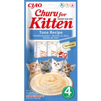 Churu lízací pochoutka Kitten tuňák 4x14g