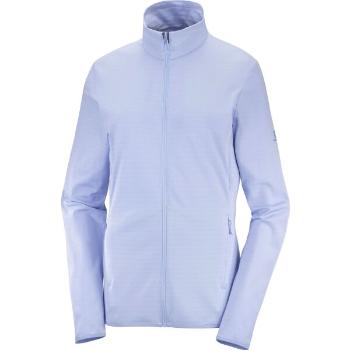 Salomon OUTRACK FULL ZIP MID W Dámská mikina, fialová, velikost