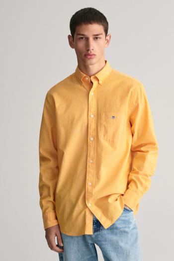 KOŠILE GANT REG COTTON LINEN SHIRT MEDAL YELLOW