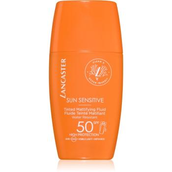 Lancaster Sun Sensitive Tinted Mattifying Fluid zmatňující emulze voděodolná SPF 50 30 ml