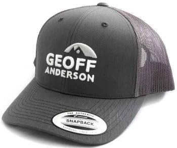 Geoff anderson kšiltovka snapback síťová s logem šedá