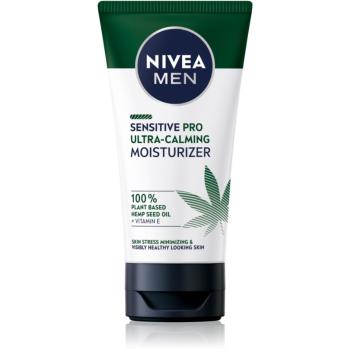 Nivea Men Sensitive Hemp zklidňující pleťový krém s konopným olejem pro muže 75 ml