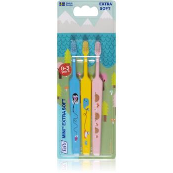 TePe Mini 0-3 year periuțe de dinți 3 buc