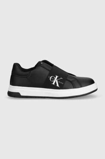 Dětské sneakers boty Calvin Klein Jeans černá barva