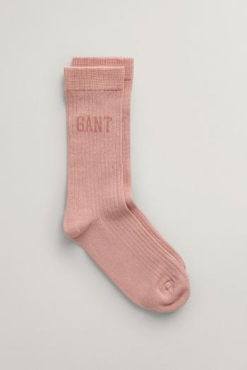 PONOŽKY GANT RIB SOCKS DUSTY ROSE