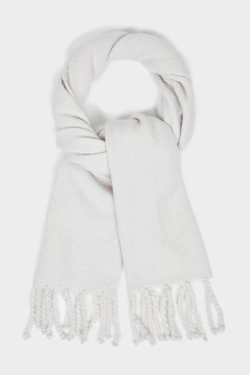 ŠÁLA GANT UNISEX. FLUFFY WOOL KNIT SCARF PUTTY