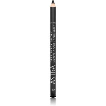 Astra Make-up Deep Black Smoky kajalová tužka na oči pro kouřové líčení odstín Black 1,1 g