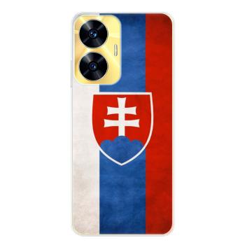 Odolné silikonové pouzdro iSaprio - Slovakia Flag - Realme C55