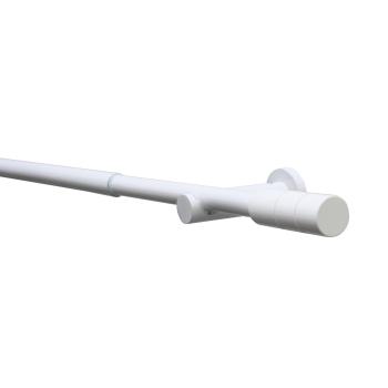 KRETA állítható karnis szett 19/16 mm, 120 - 210 cm, fehér, fehér, 121 - 210 cm