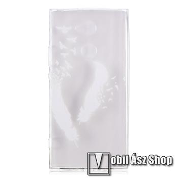 Szilikon védő tok / hátlap - MADÁRTOLL MINTÁS - SONY Xperia XA2 Ultra