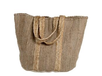 Přírodní hnědá plážová jutová taška Beach Bag - 40*30*60 cm 15025300