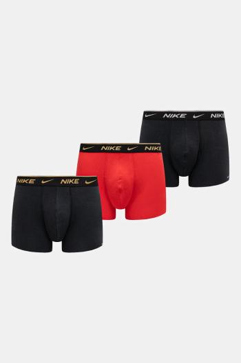 Boxerky Nike 3-pack pánské, červená barva, 0000KE1008