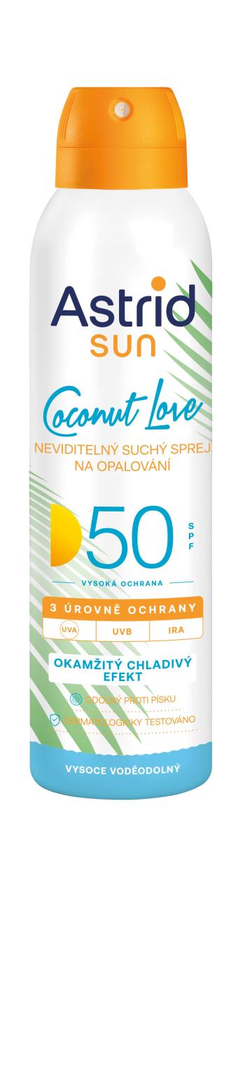 Astrid Neviditelný suchý sprej na opalování SPF 50 Sun 150 ml