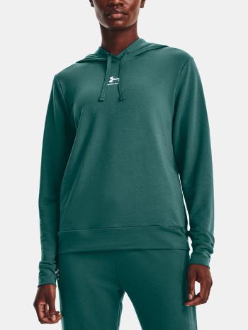 Under Armour Rival Terry Hoodie Mikina Zelená