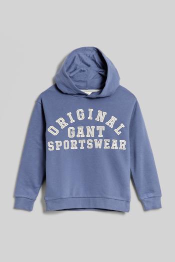 MIKINA GANT ORIGINAL SPORTSWEAR HOODIE WASHED BLUE