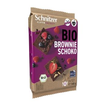 Brownie čokoládové bezlepkové 140 g BIO   SCHNITZER