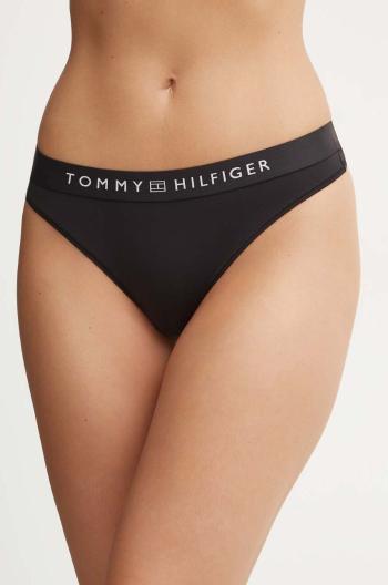 Tanga Tommy Hilfiger černá barva, UW0UW05510