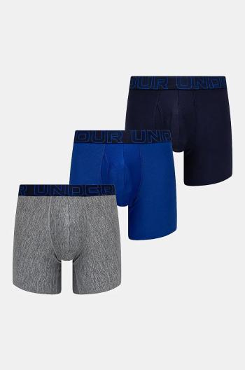 Boxerky Under Armour 3-pack pánské, tmavomodrá barva