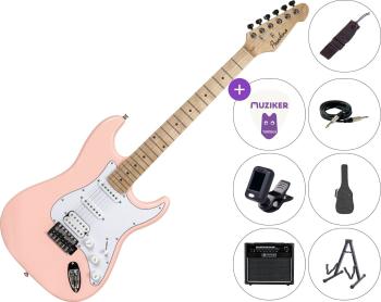 Pasadena ST-11 SET 20W Pink Elektrická kytara