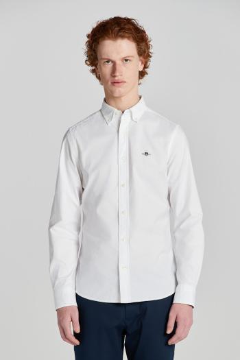 KOŠILE GANT SLIM OXFORD STRETCH SHIRT WHITE