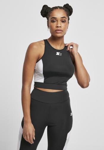 Ladies Starter Sports Cropped Top black/white - M