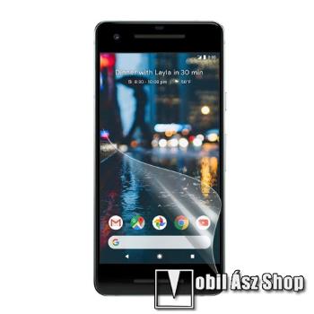 Képernyővédő fólia - Clear - 1db, törlőkendővel - Google Pixel 2