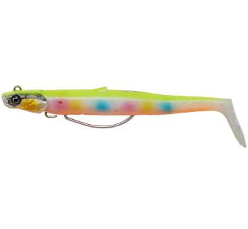 Savage gear gumová nástraha sandeel v2 wl sinking lemon candy 2+1 - 13 cm 33 g