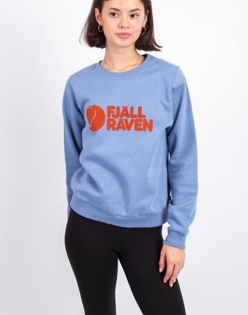 Fjällräven Fjällräven Logo Sweater W 543-243 Dawn Blue-Terracotta Brown L